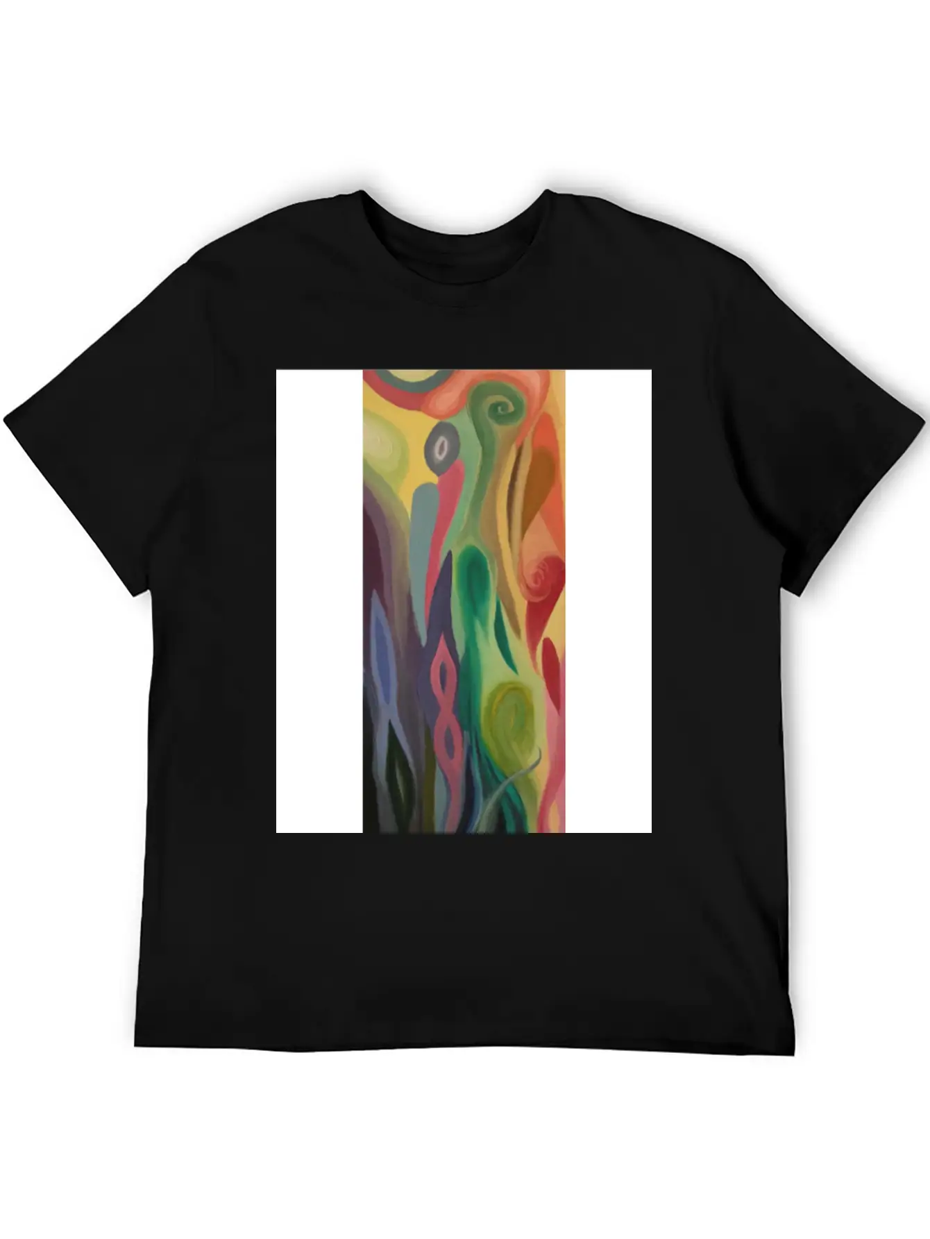 Abstract Flower Painting By Jason Signor Soft Cotton Short Sleeve Tee – Unisex Wardrobe Staple