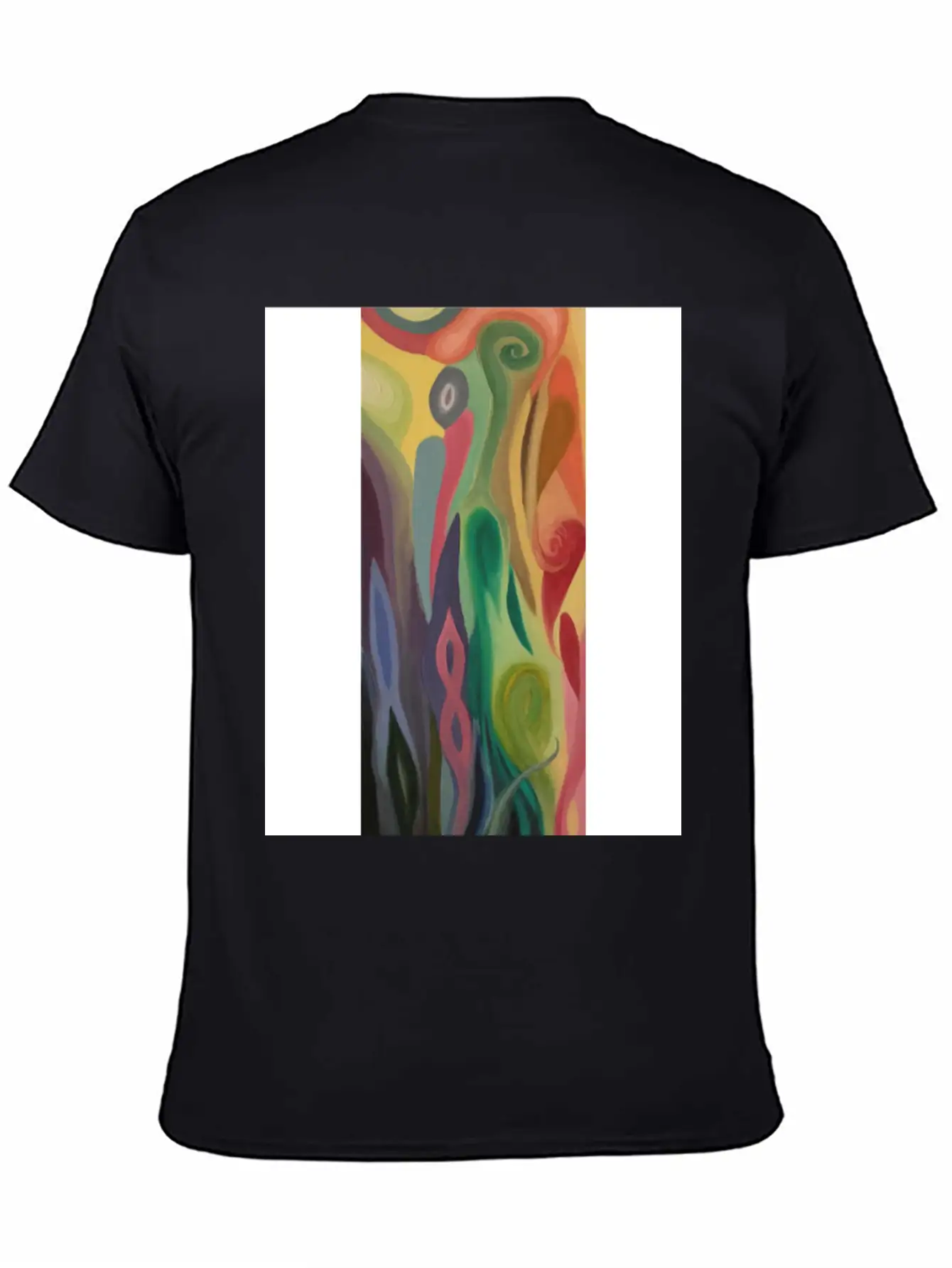 Abstract Flower Painting By Jason Signor Soft Cotton Short Sleeve Tee – Unisex Wardrobe Staple