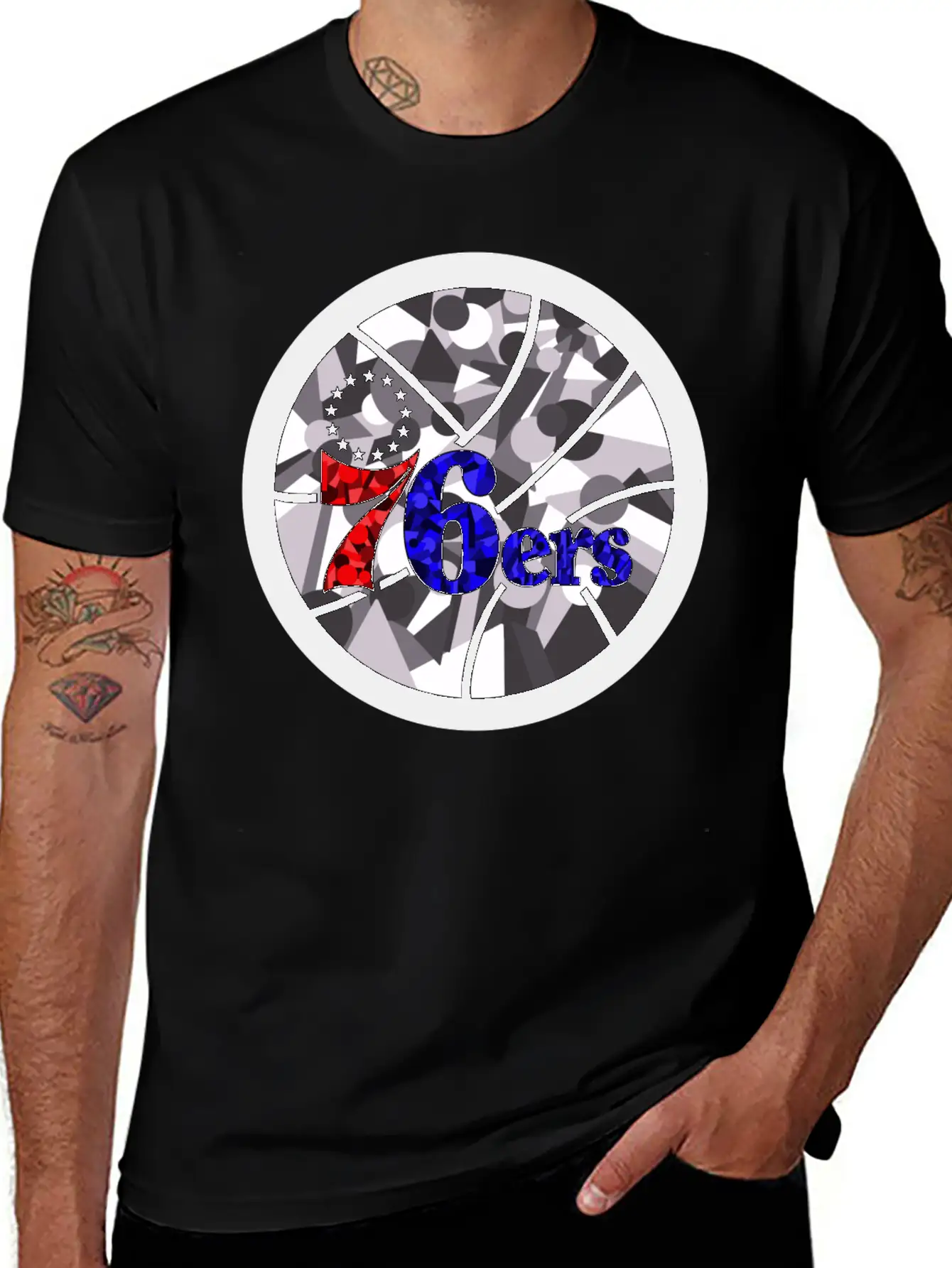 Abstract Lightweight Cotton T-Shirt – Daily Comfort Graphic Shirt