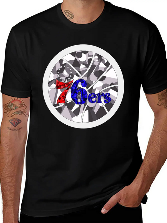 Abstract Lightweight Cotton T-Shirt – Daily Comfort Graphic Shirt