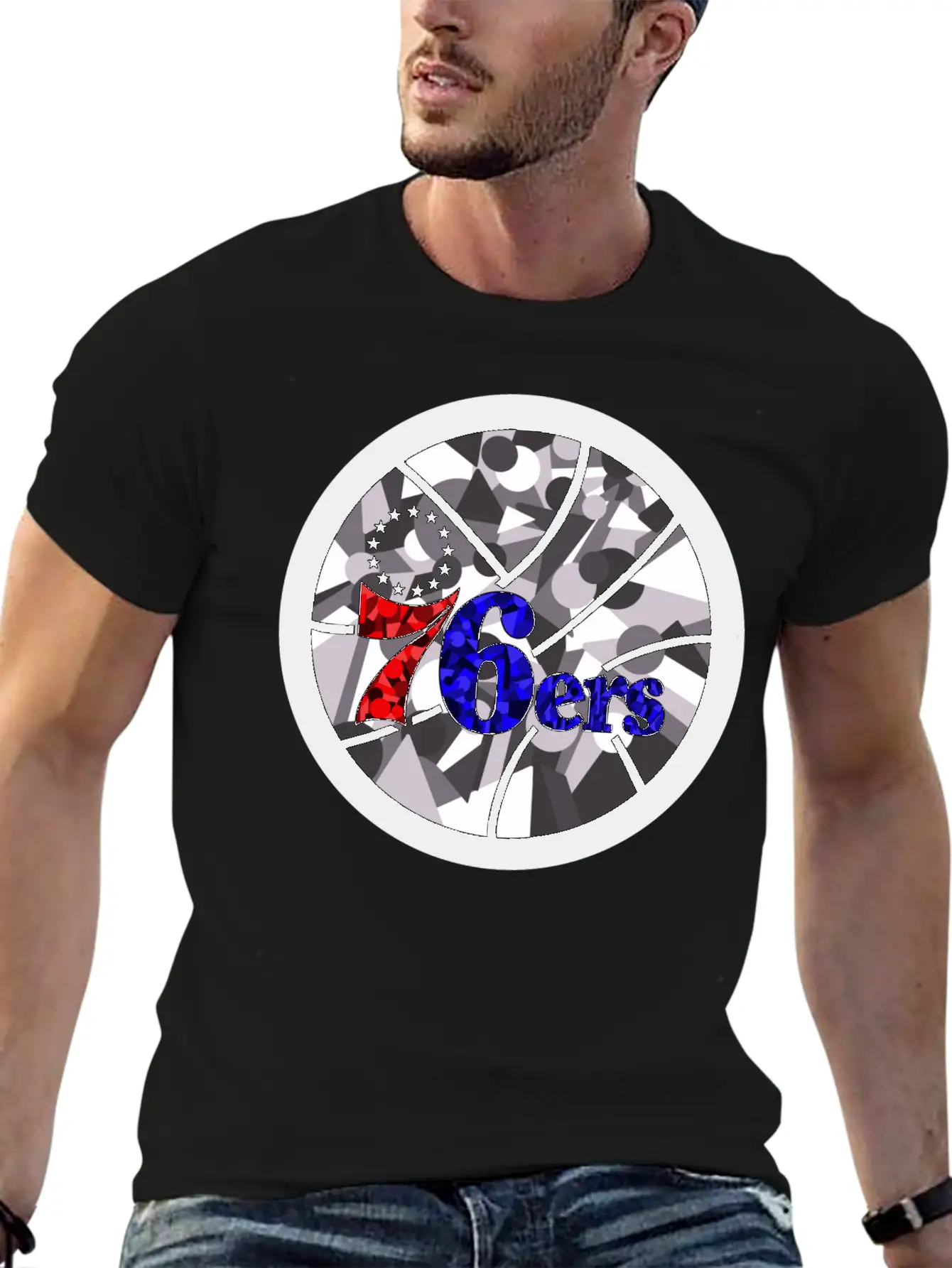 Abstract Lightweight Cotton T-Shirt – Daily Comfort Graphic Shirt