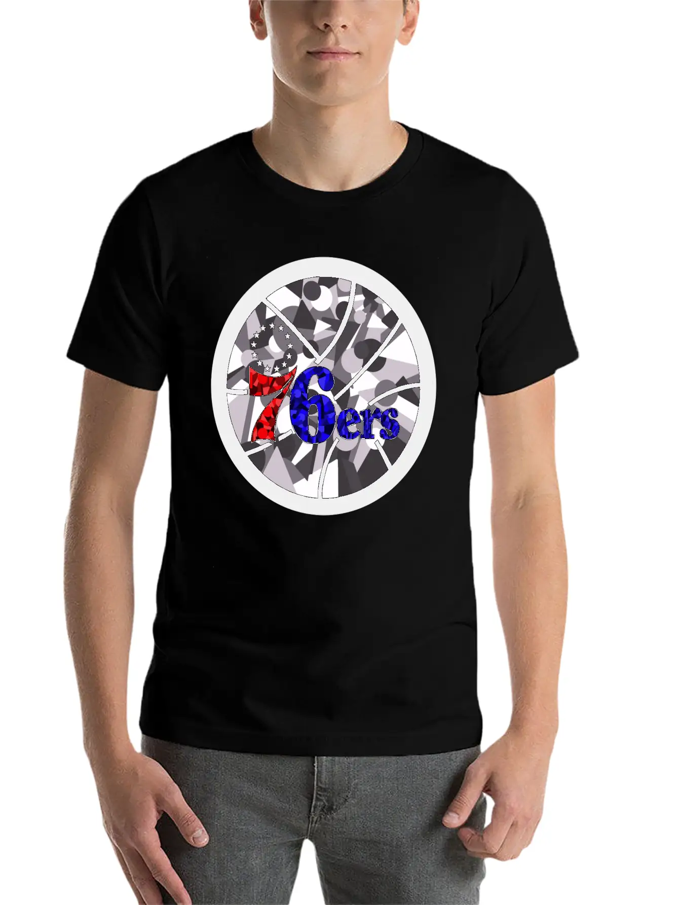 Abstract Lightweight Cotton T-Shirt – Daily Comfort Graphic Shirt
