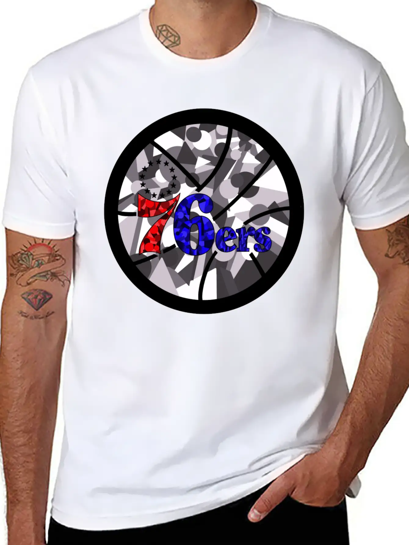 Abstract Lightweight Cotton T-Shirt – Daily Comfort Graphic Shirt