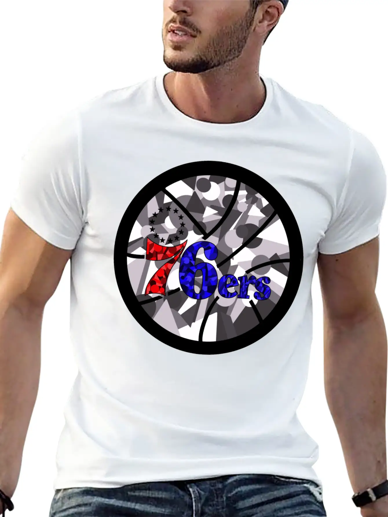 Abstract Lightweight Cotton T-Shirt – Daily Comfort Graphic Shirt
