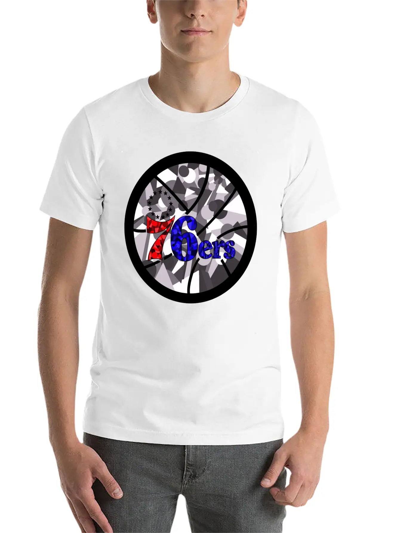 Abstract Lightweight Cotton T-Shirt – Daily Comfort Graphic Shirt