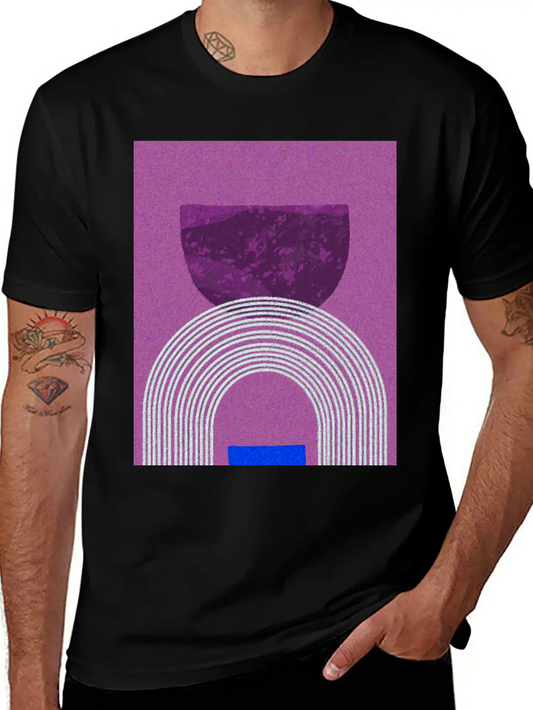Abstract-Rainbow-Color-Pencil-Colorful Relaxed Everyday Tee – Lightweight And Durable Cotton