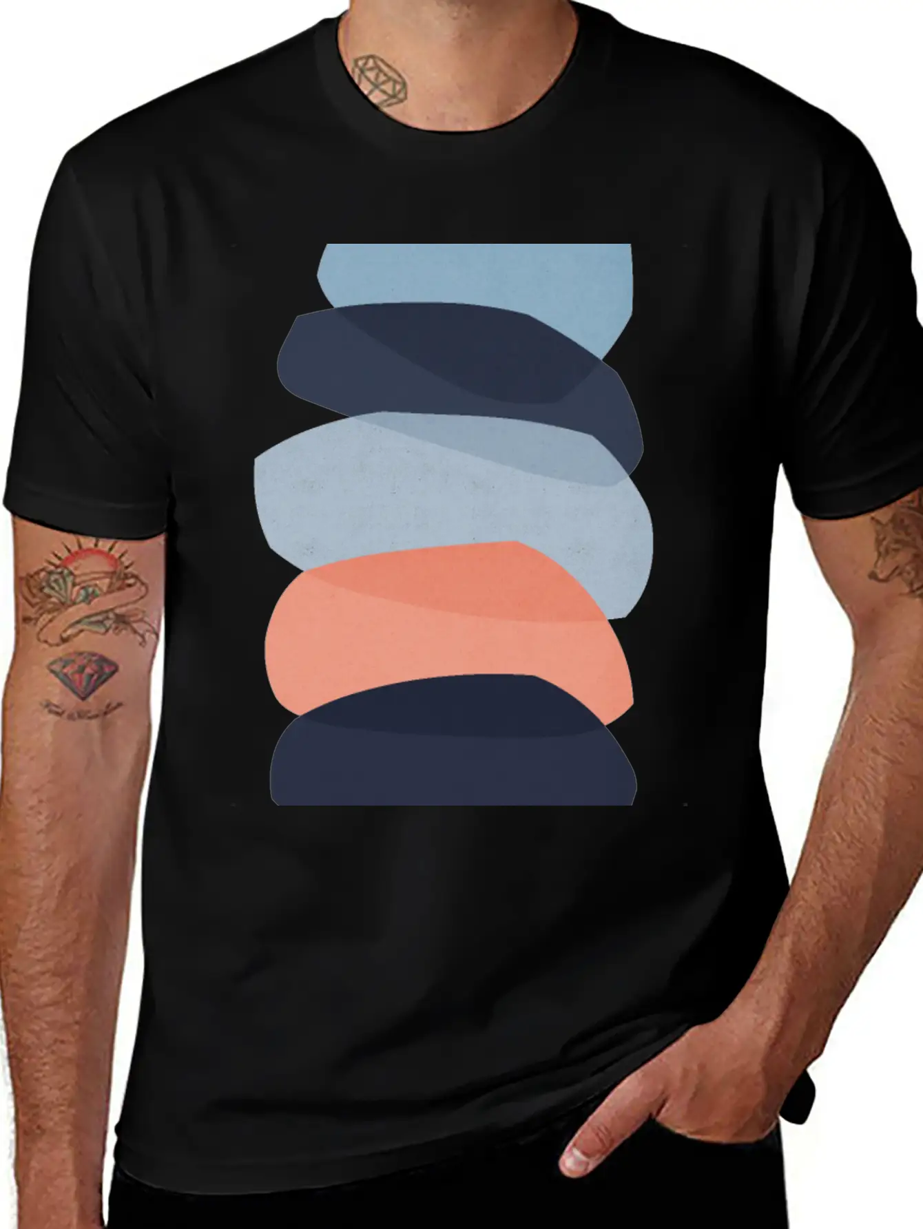 Abstract Shapes 17 Essential Cotton Tee For Daily Outfits – Unisex Style