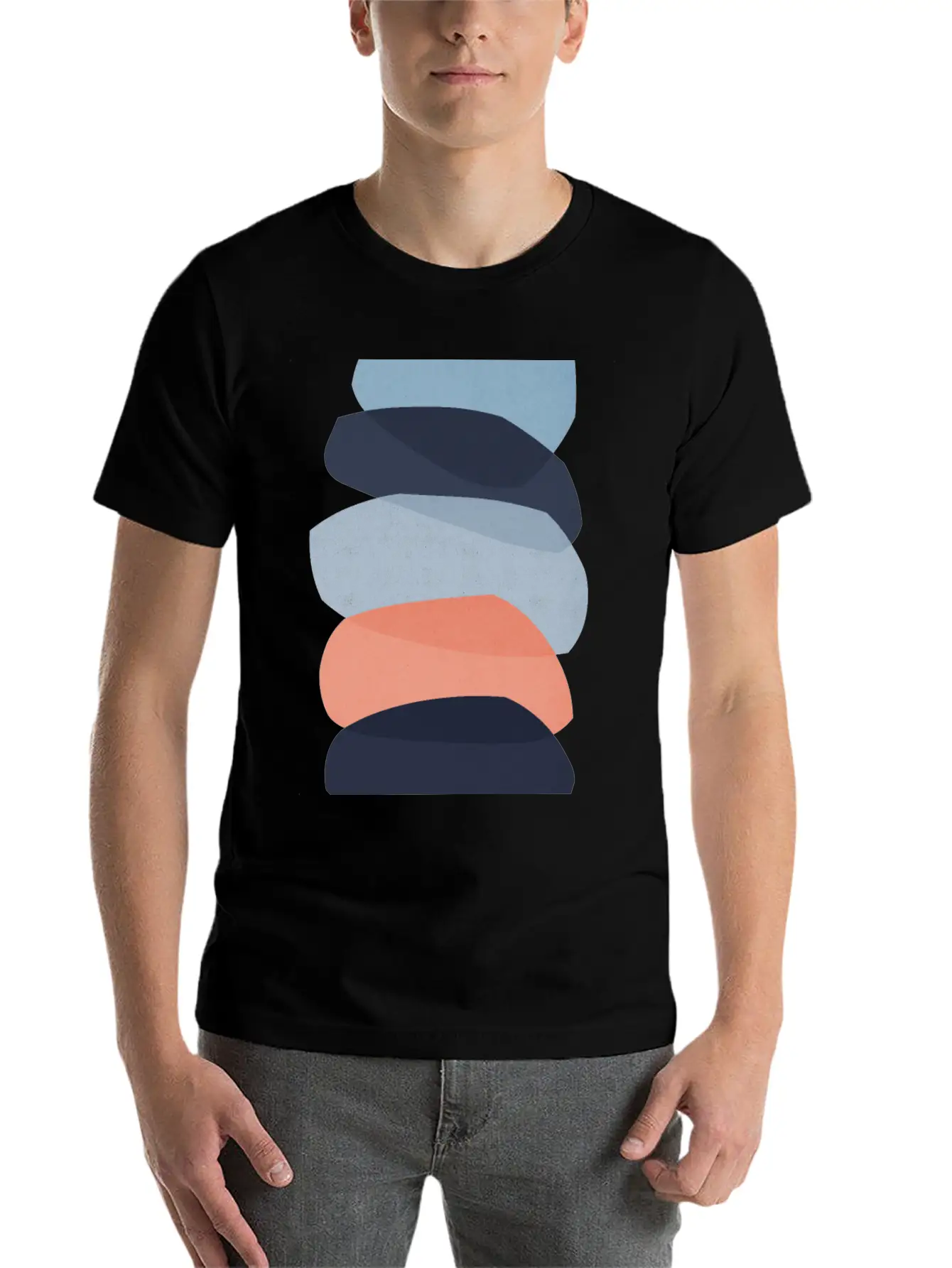 Abstract Shapes 17 Essential Cotton Tee For Daily Outfits – Unisex Style