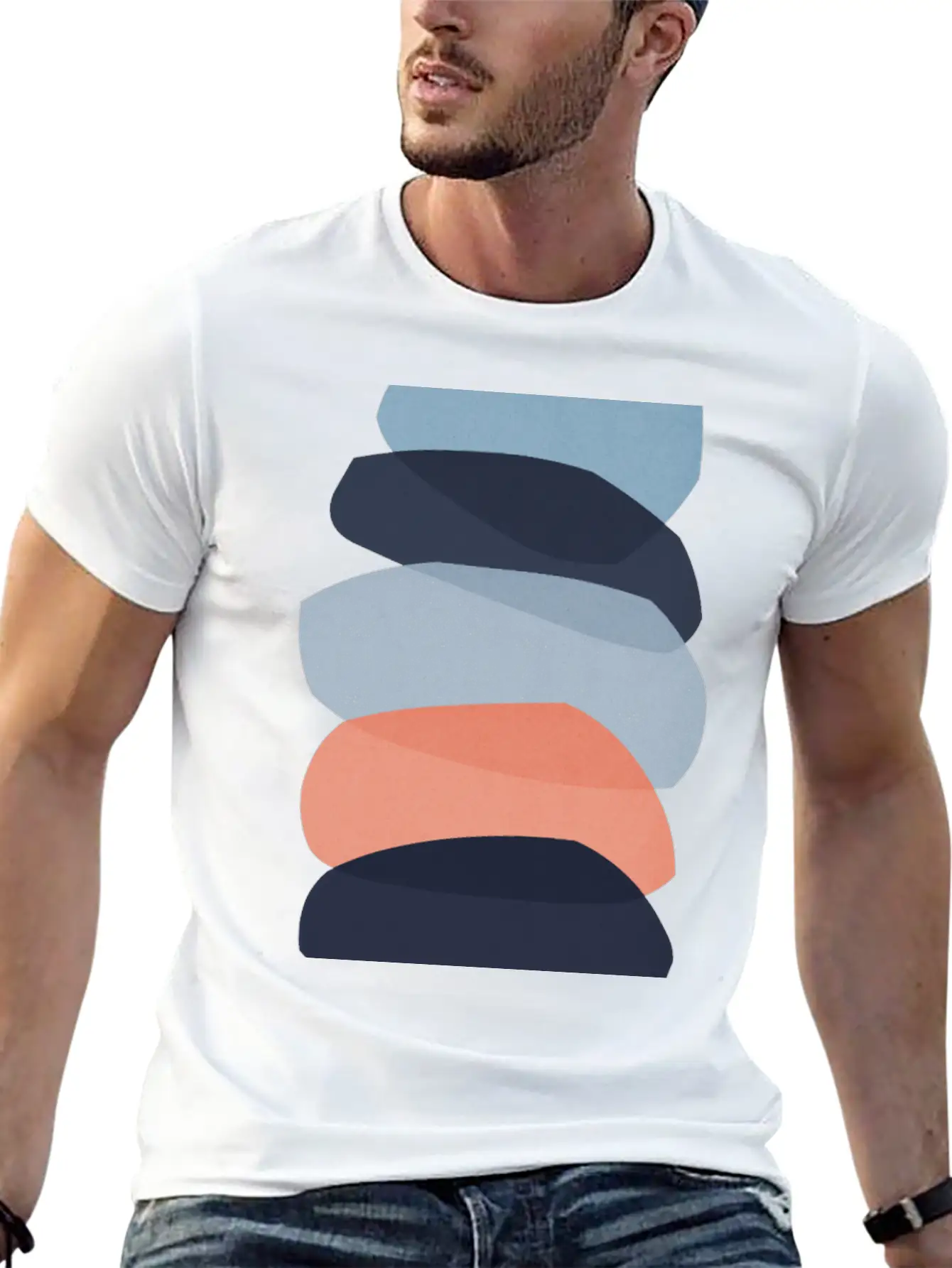 Abstract Shapes 17 Essential Cotton Tee For Daily Outfits – Unisex Style
