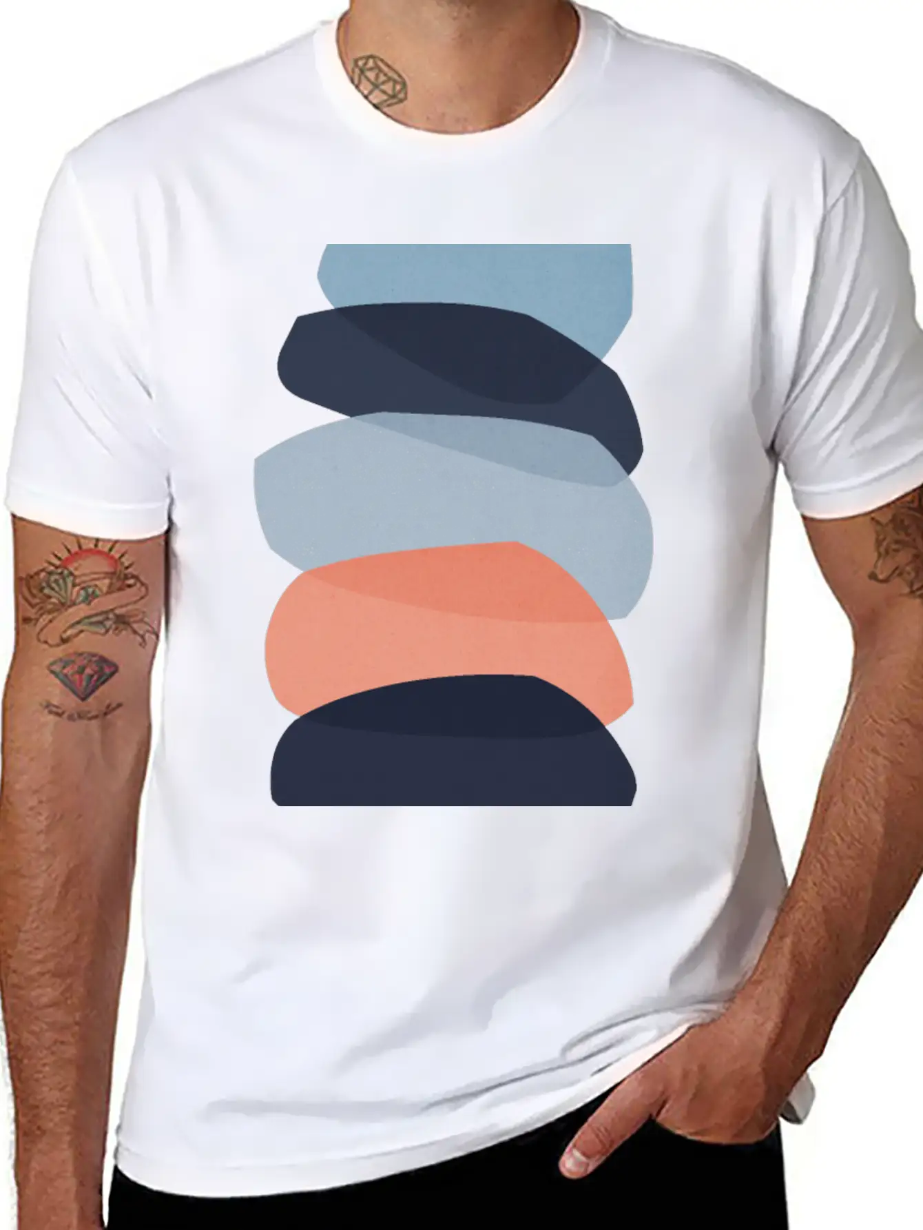 Abstract Shapes 17 Essential Cotton Tee For Daily Outfits – Unisex Style