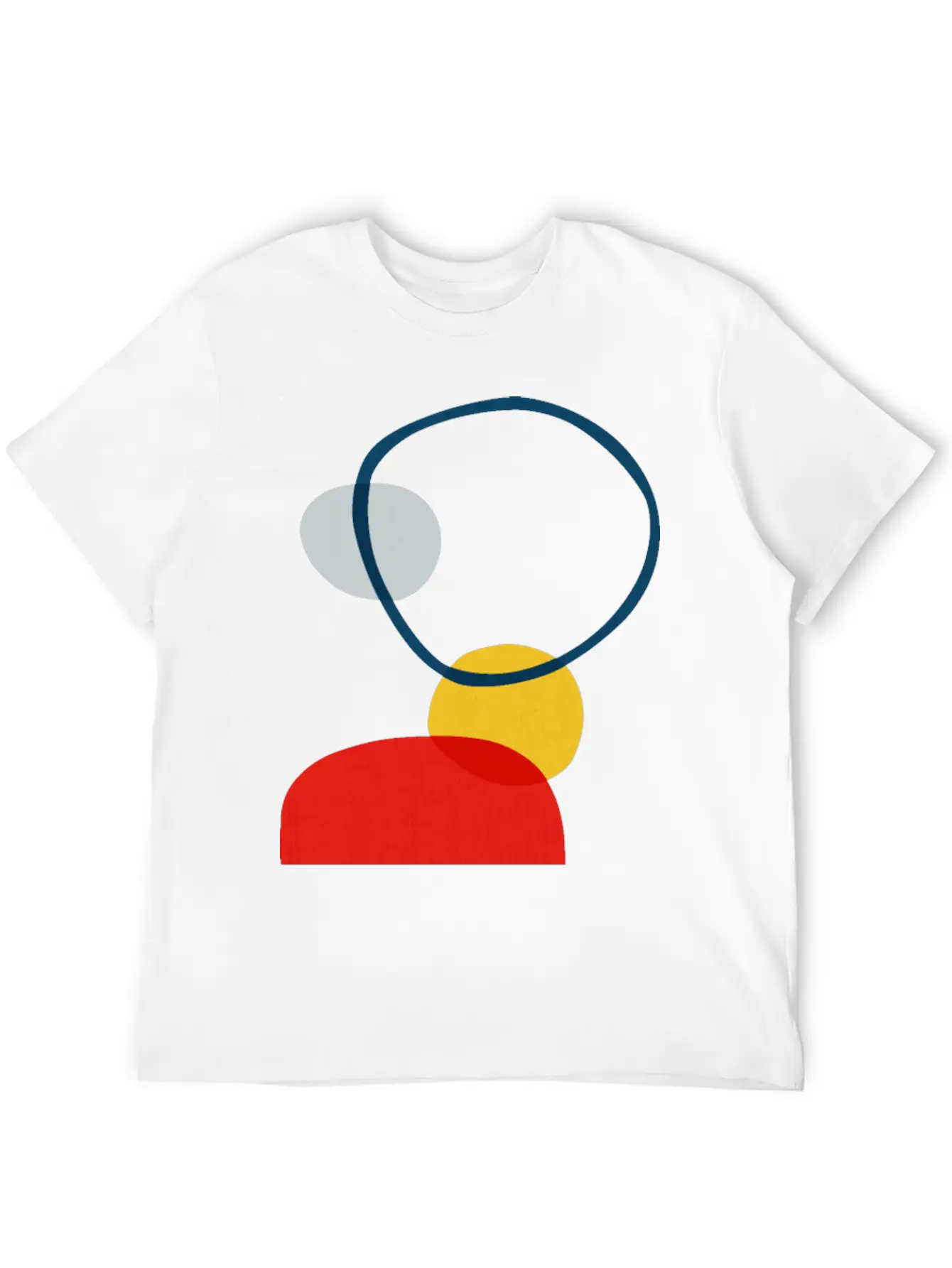 Abstract Shapes 30 Lightweight Cotton T-Shirt – Daily Comfort Graphic Shirt