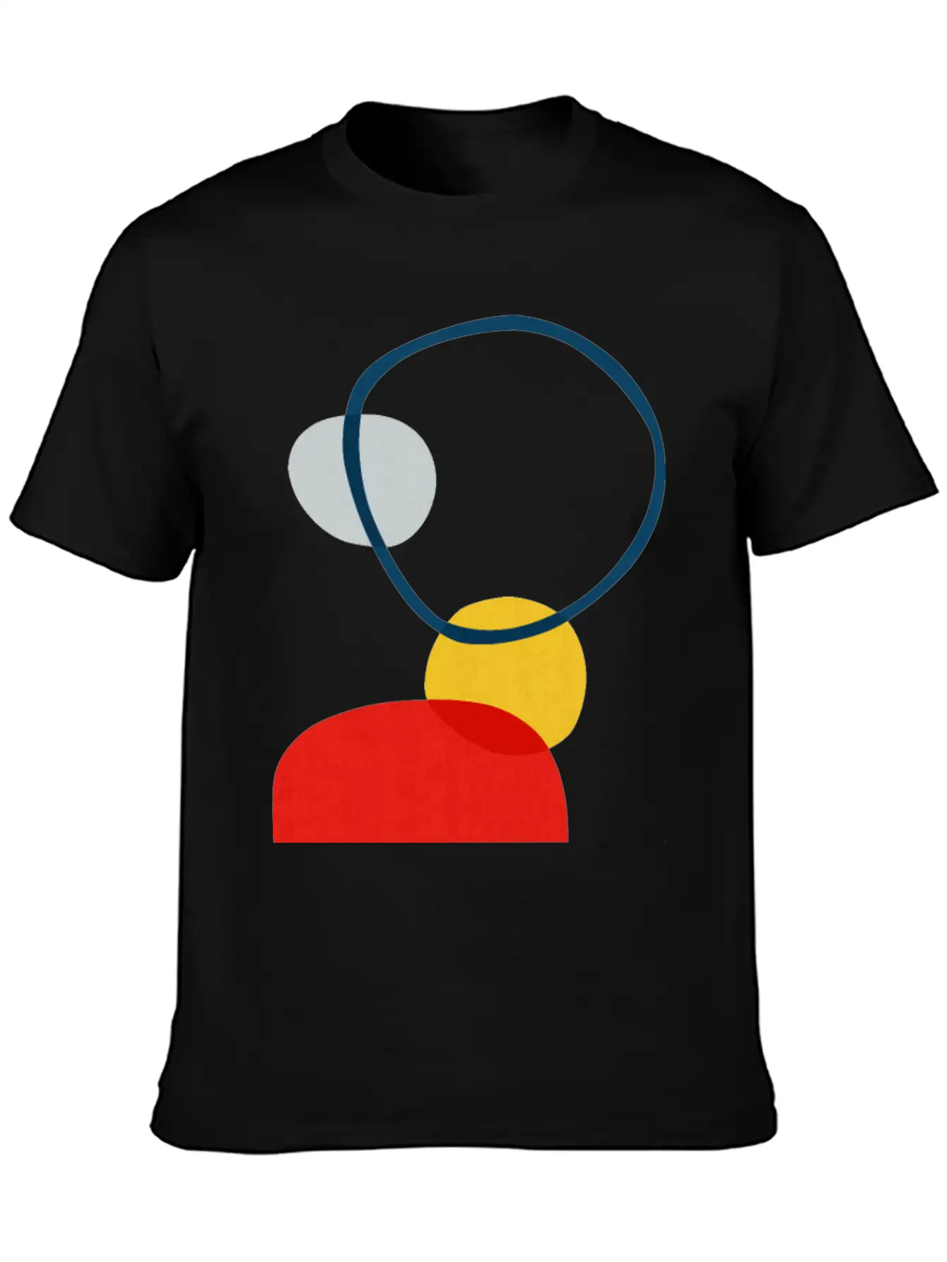 Abstract Shapes 30 Lightweight Cotton T-Shirt – Daily Comfort Graphic Shirt
