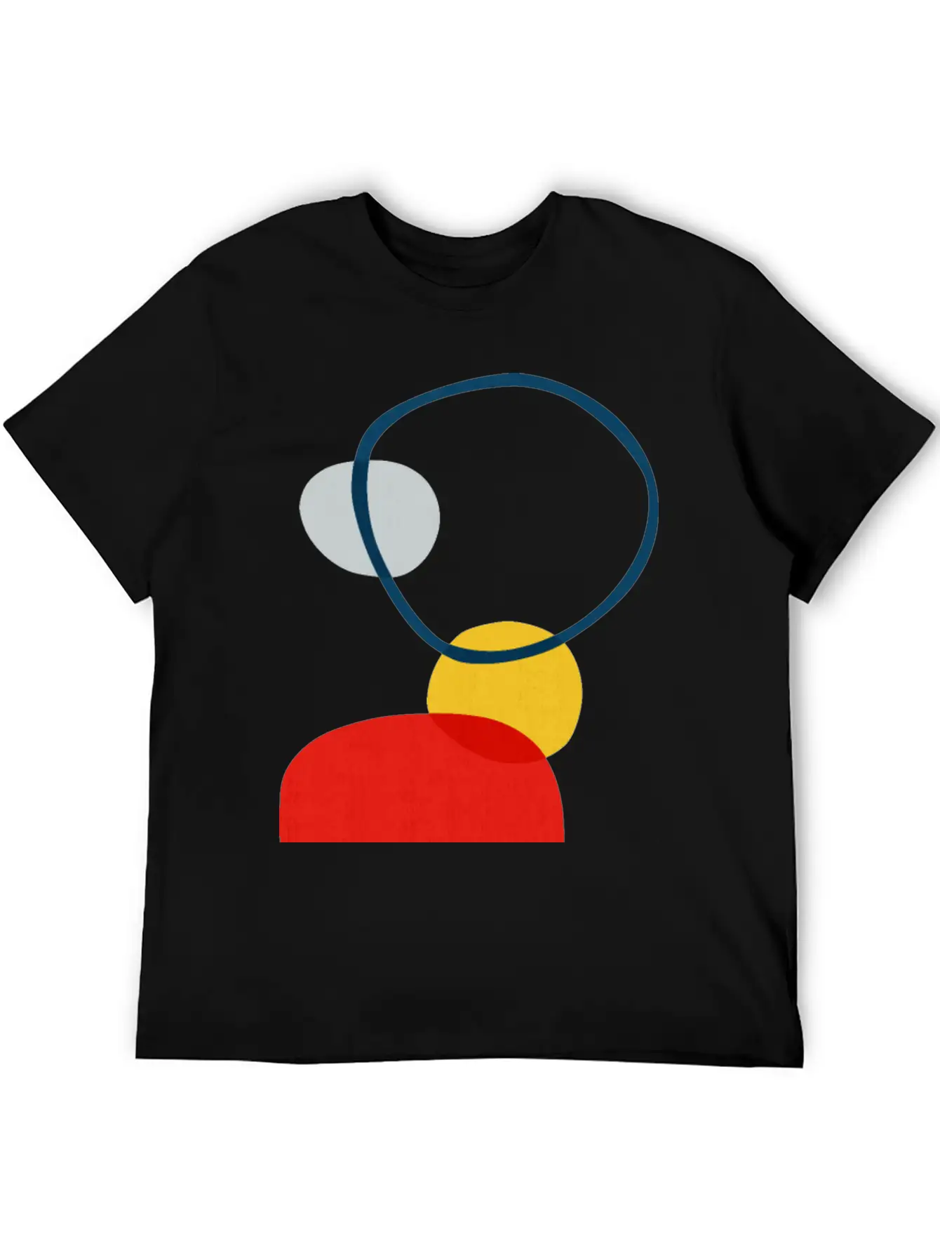 Abstract Shapes 30 Lightweight Cotton T-Shirt – Daily Comfort Graphic Shirt