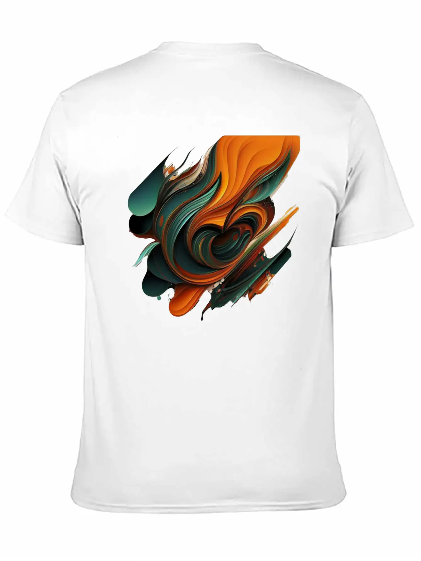 Abstract Shapes Brush 2 Unisex Casual T-Shirt – Clean Design For Daily Comfort