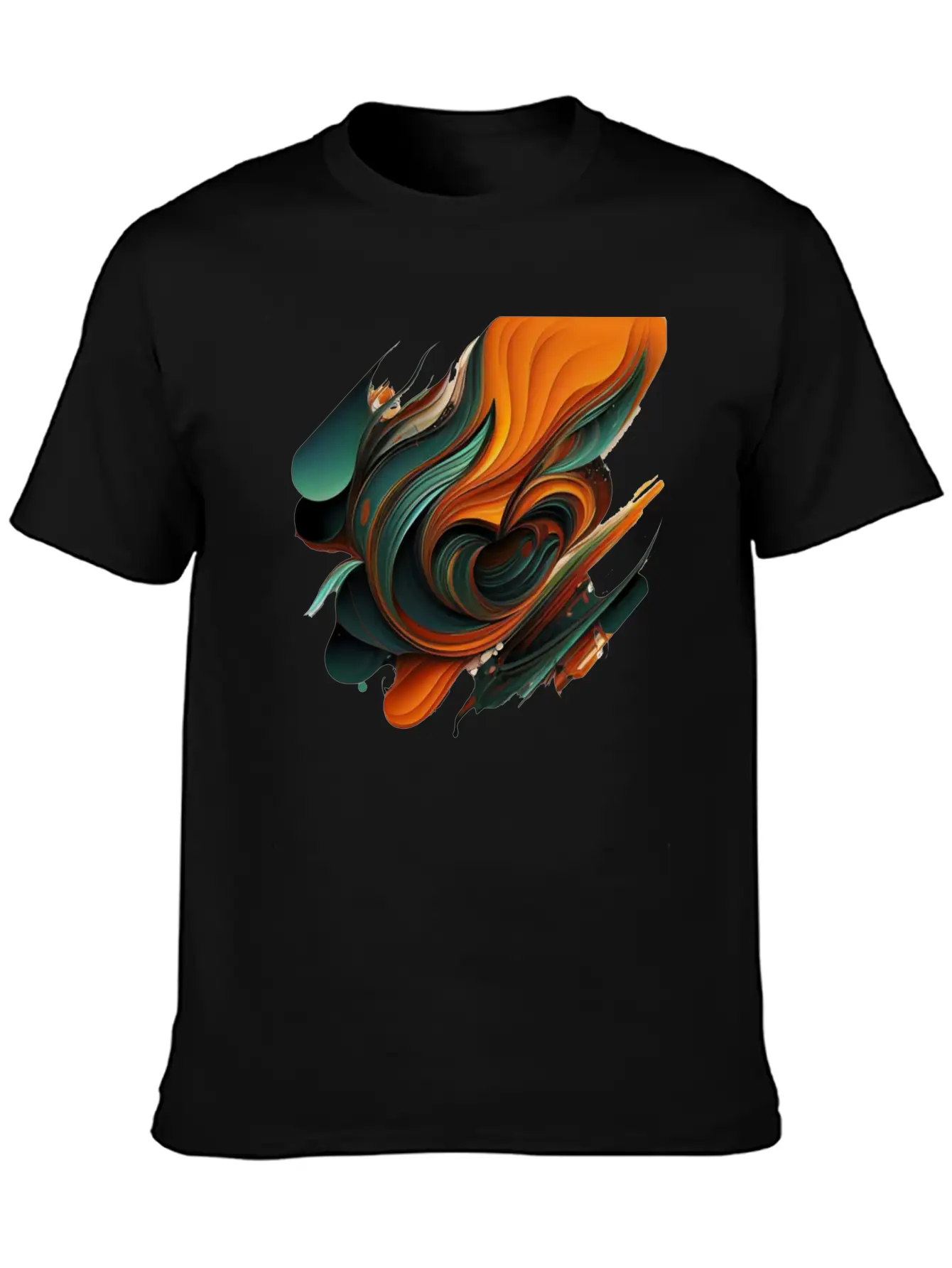 Abstract Shapes Brush 2 Unisex Casual T-Shirt – Clean Design For Daily Comfort