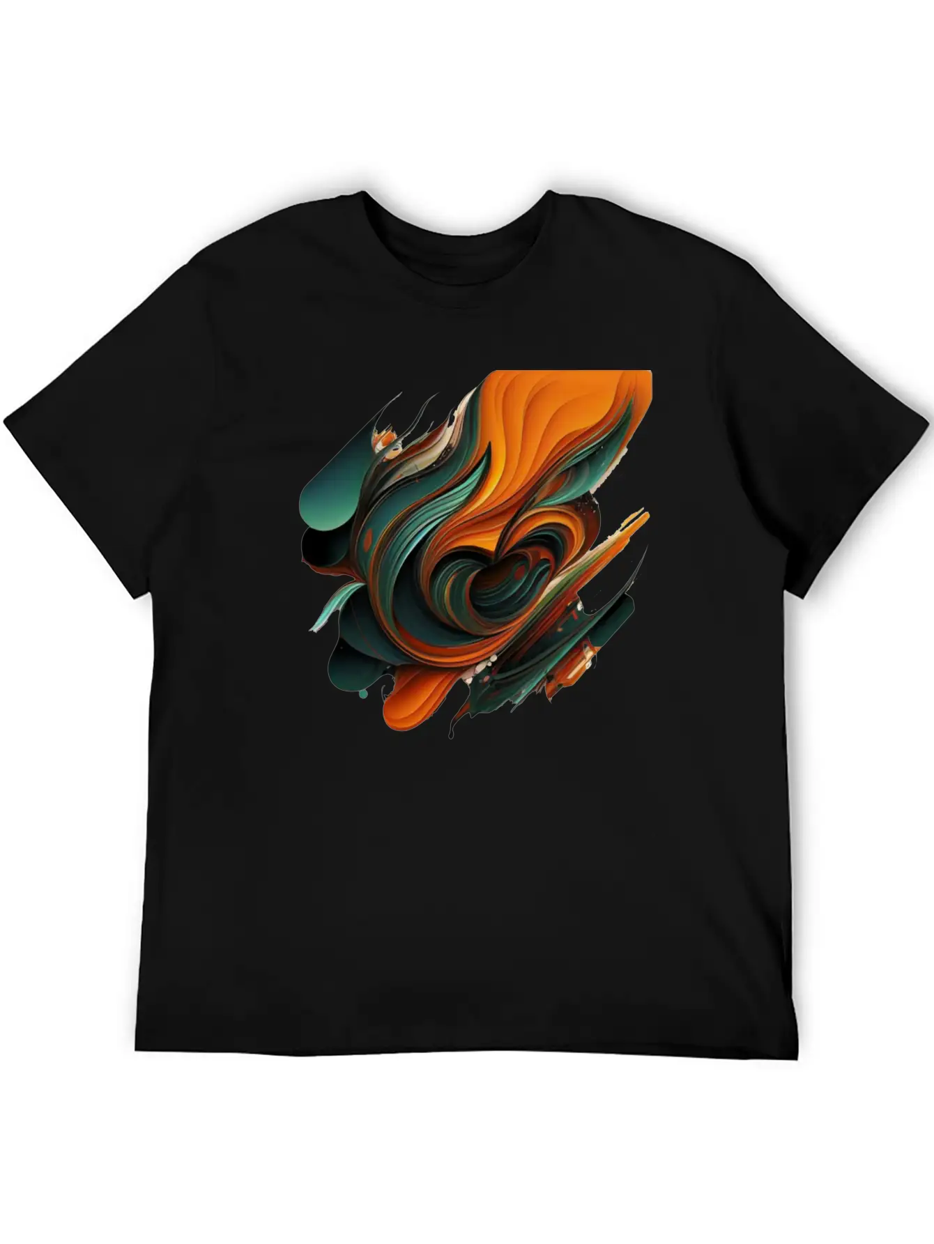 Abstract Shapes Brush 2 Unisex Casual T-Shirt – Clean Design For Daily Comfort