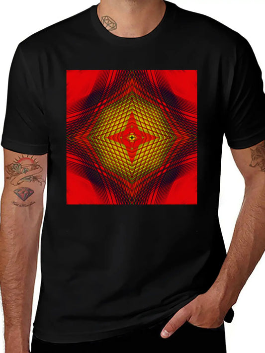 Abstract Star Fine Art For Home Decoration. Modern Fit Casual T-Shirt – Clean And Versatile Design