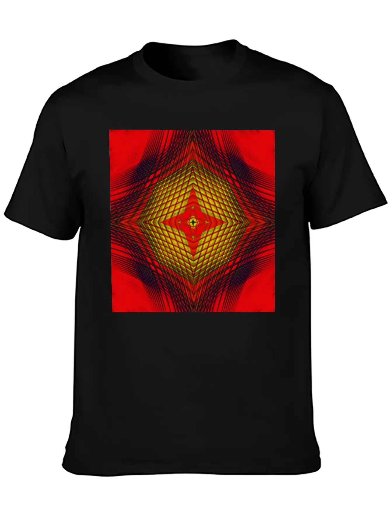 Abstract Star Fine Art For Home Decoration. Modern Fit Casual T-Shirt – Clean And Versatile Design