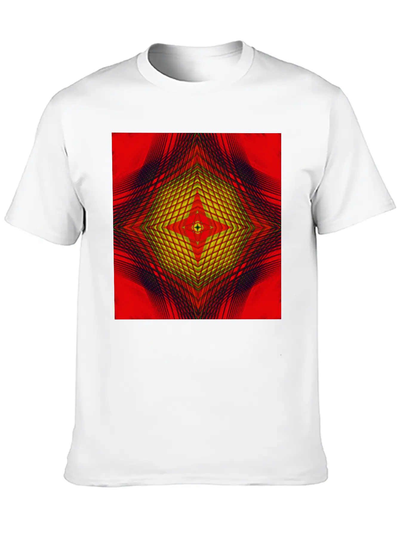 Abstract Star Fine Art For Home Decoration. Modern Fit Casual T-Shirt – Clean And Versatile Design