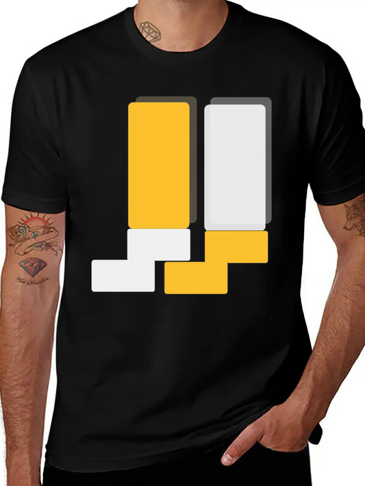 Abstract Style Lightweight Cotton T-Shirt – Daily Comfort Graphic Shirt