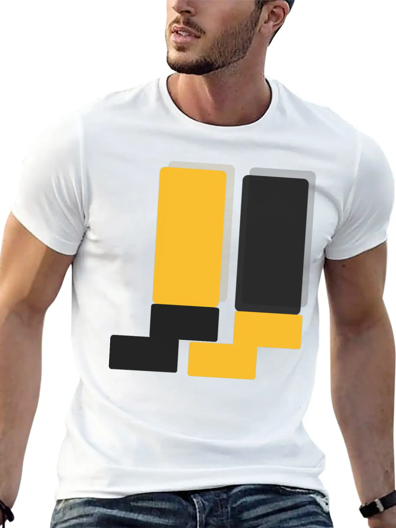 Abstract Style Lightweight Cotton T-Shirt – Daily Comfort Graphic Shirt