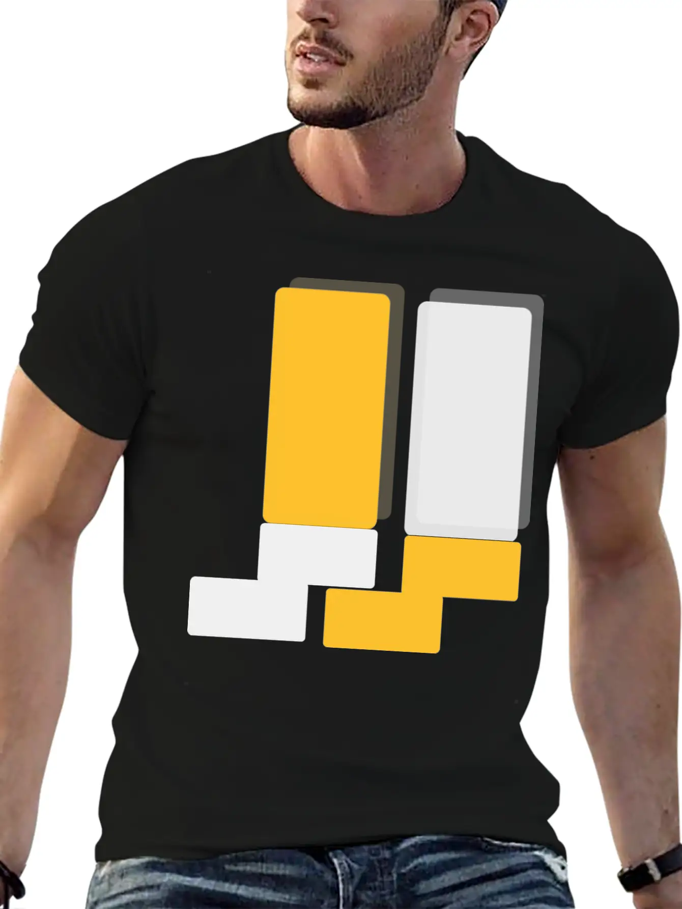 Abstract Style Lightweight Cotton T-Shirt – Daily Comfort Graphic Shirt