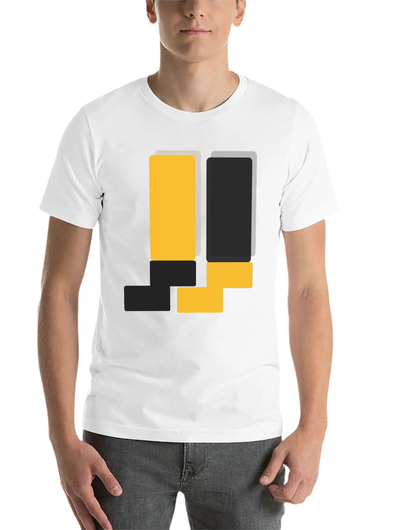 Abstract Style Lightweight Cotton T-Shirt – Daily Comfort Graphic Shirt