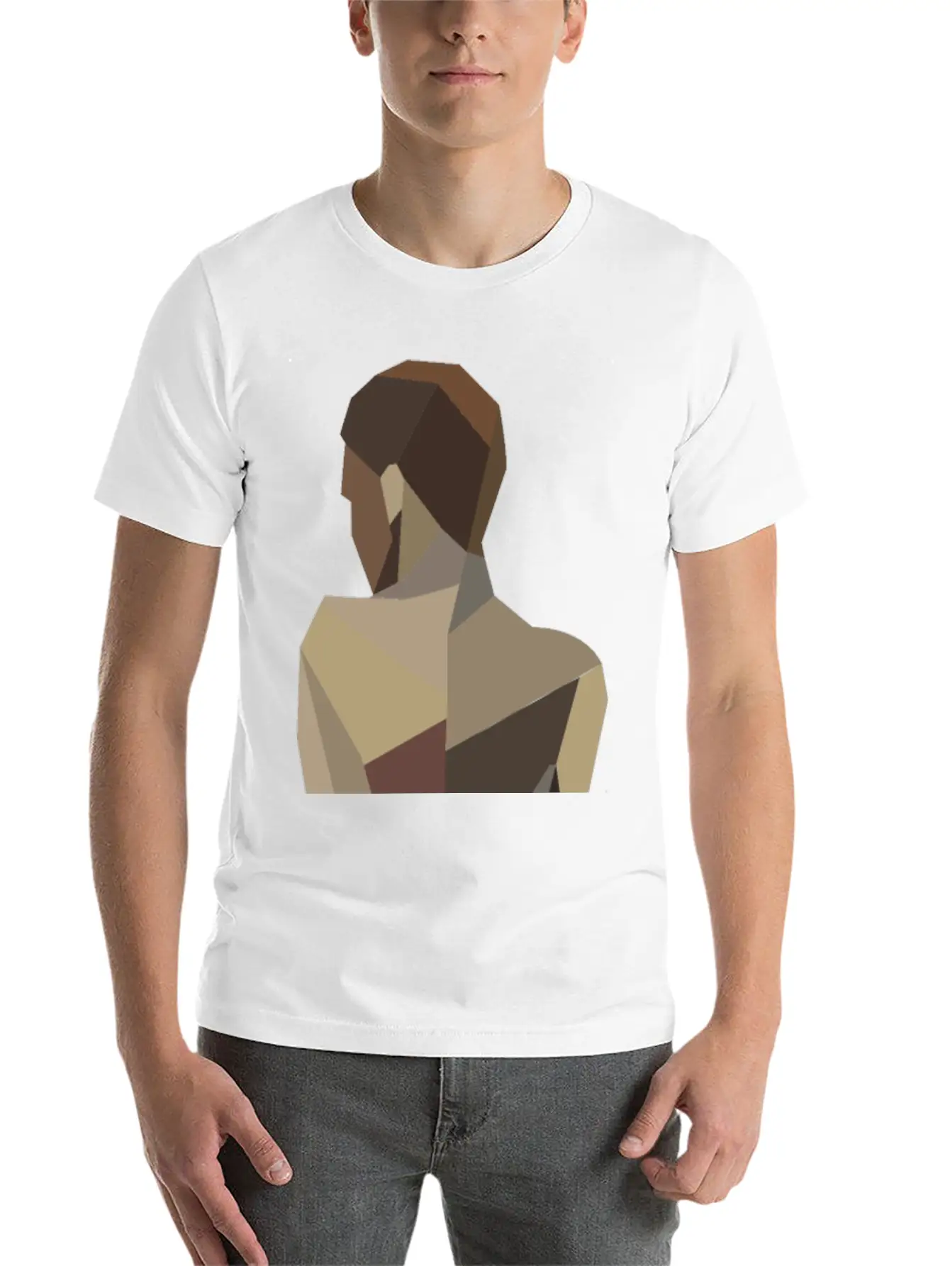 Abstract Woman Modern Fit Casual T-Shirt – Clean And Versatile Design