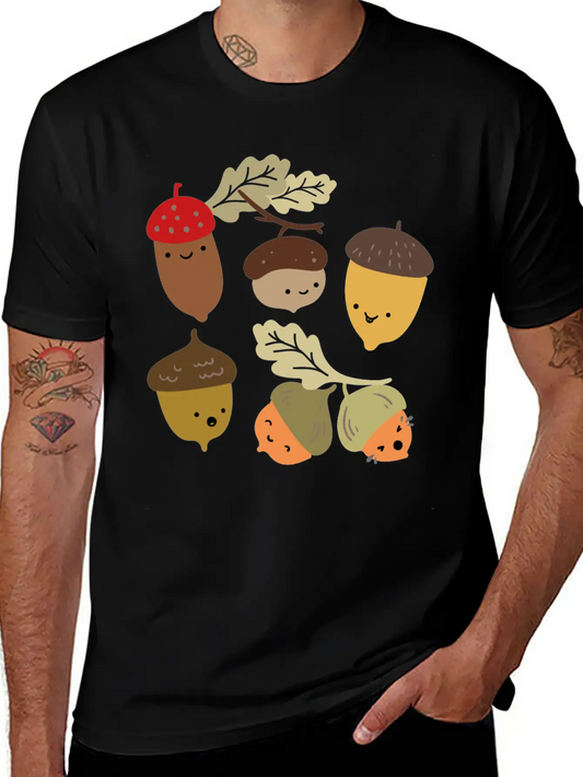 Acorns Basic Graphic T-Shirt – Daily Comfort In Soft Cotton