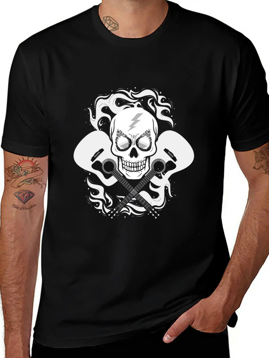 Acoustic Guitar Unisex Casual T-Shirt ��� Clean Design For Daily Comfort