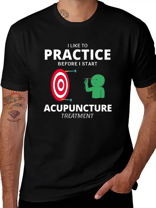Acupuncture Acupuncturist Chinese Medicine Funny Classic Fit Graphic Tee For Daily Comfort – Unisex Cotton Shirt