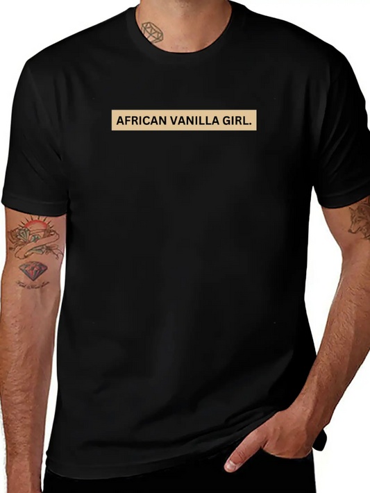 African Vanilla Girl Stylish Everyday T-Shirt – Unisex Basic Cotton Tee