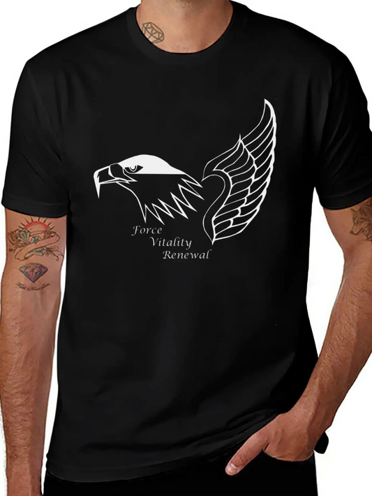 Aguila Classic Fit Graphic Tee For Daily Comfort – Unisex Cotton Shirt