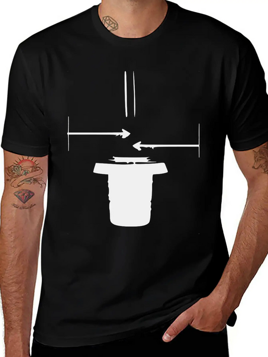 Air Intake Holes Unisex Casual T-Shirt – Clean Design For Daily Comfort