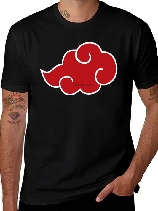Akatsukii Cloud Lightweight Cotton T-Shirt – Daily Comfort Graphic Shirt