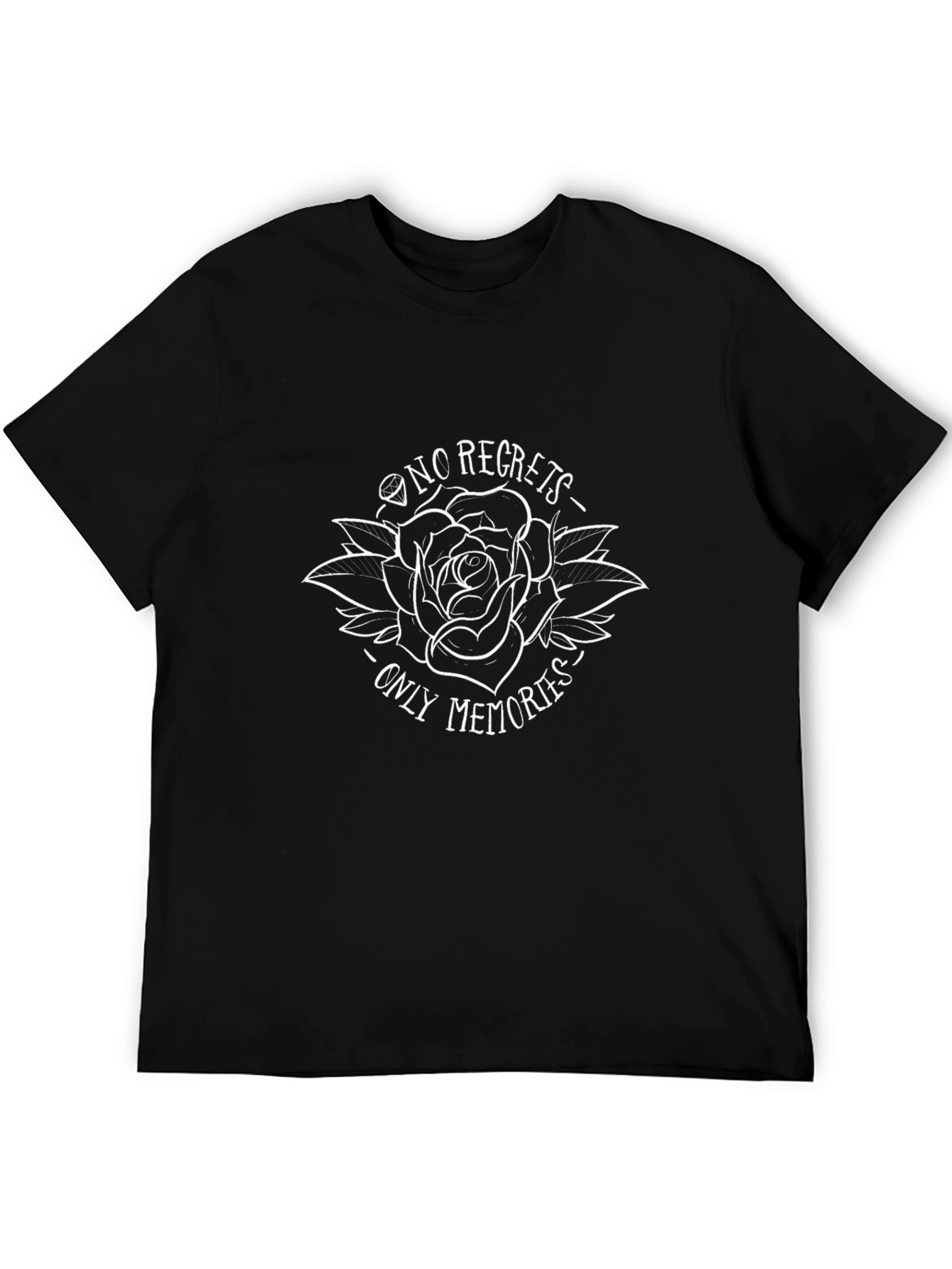 No Regrets Only Memories Graphic T-Shirt
