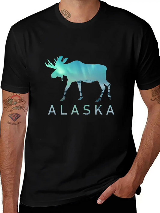 Alaska Gift USA Natur Bär Denali Grizzly Wald Lightweight Cotton T-Shirt – Daily Comfort Graphic Shirt