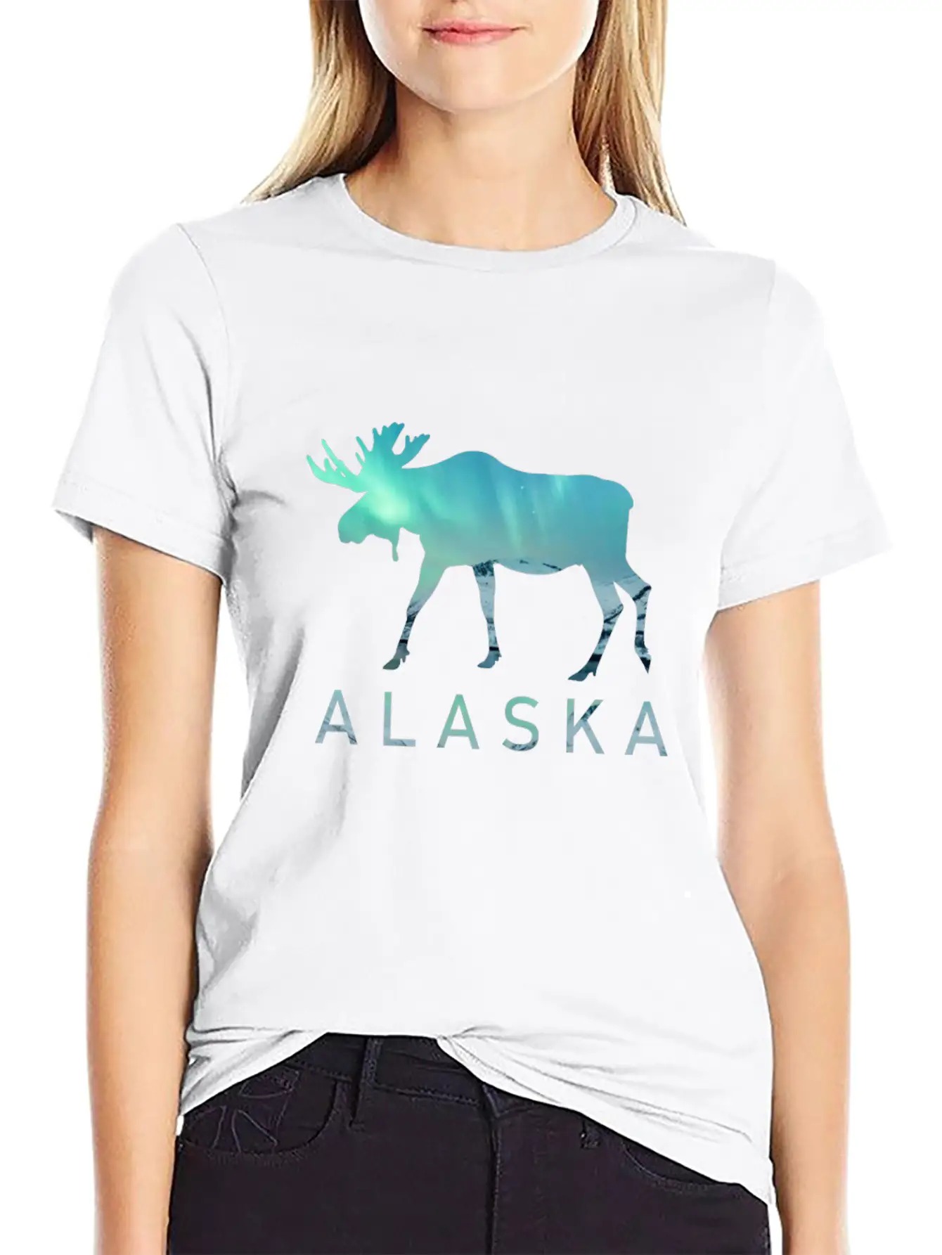 Alaska Gift USA Natur Bär Denali Grizzly Wald Lightweight Cotton T-Shirt – Daily Comfort Graphic Shirt