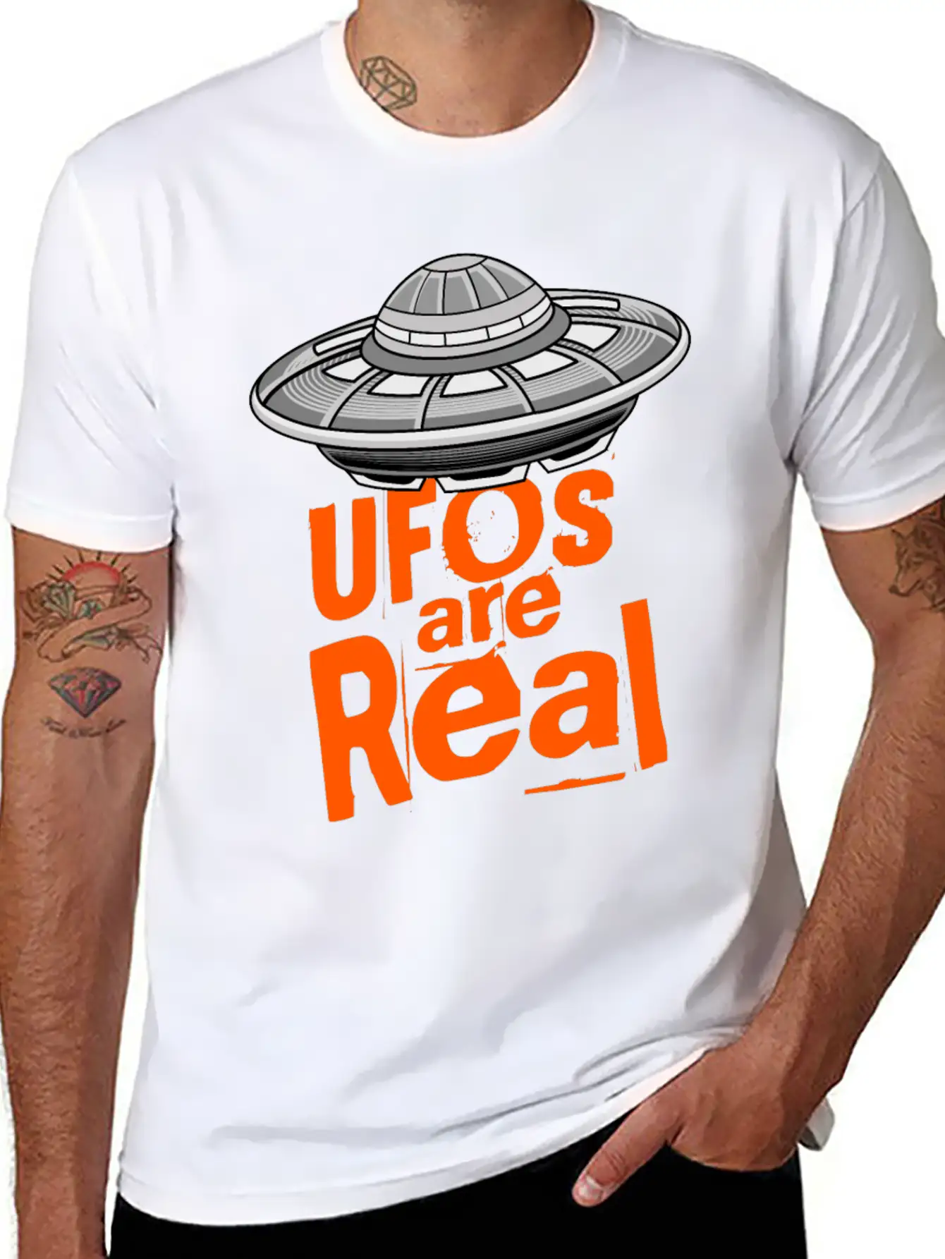 Alien Space Lightweight Cotton T-Shirt – Daily Comfort Graphic Shirt