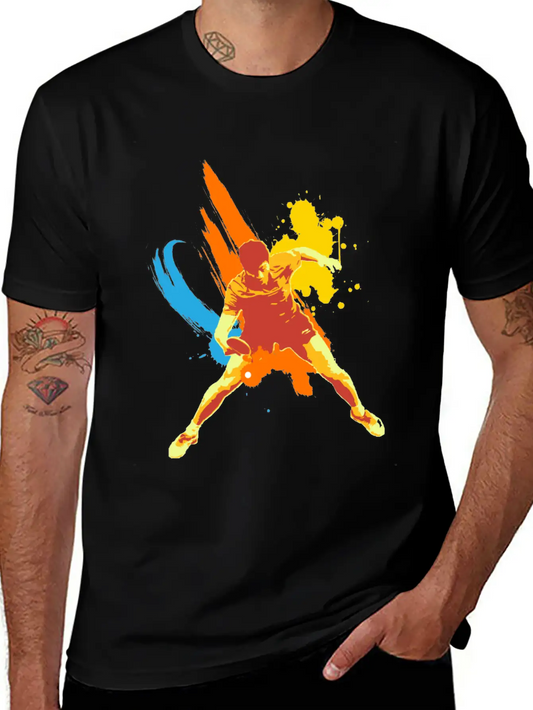 All Is Possible , Just Keep On Going Table Tennis Relaxed Everyday Tee – Lightweight And Durable Cotton