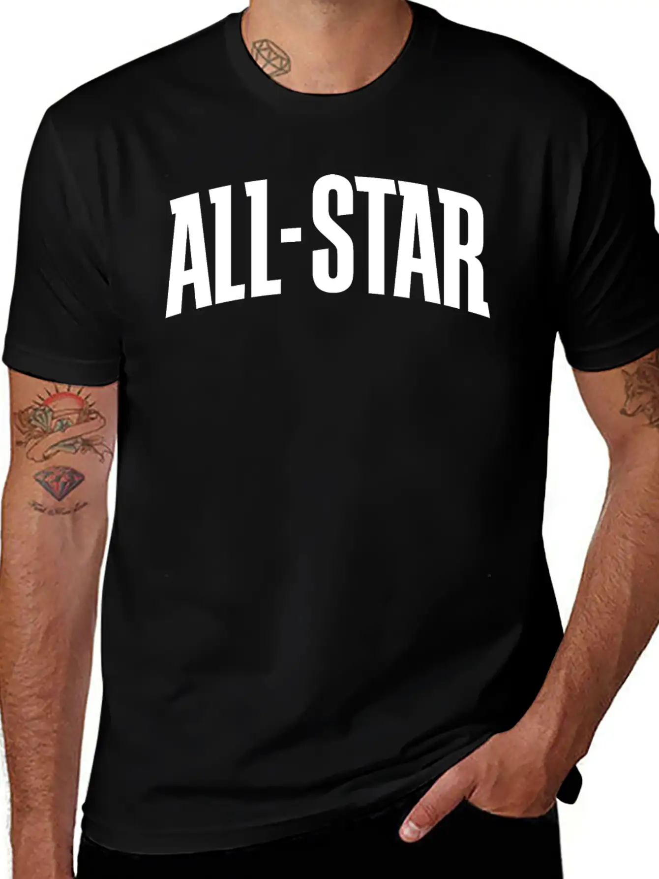 ALL-STAR Basic Graphic T-Shirt – Daily Comfort In Soft Cotton