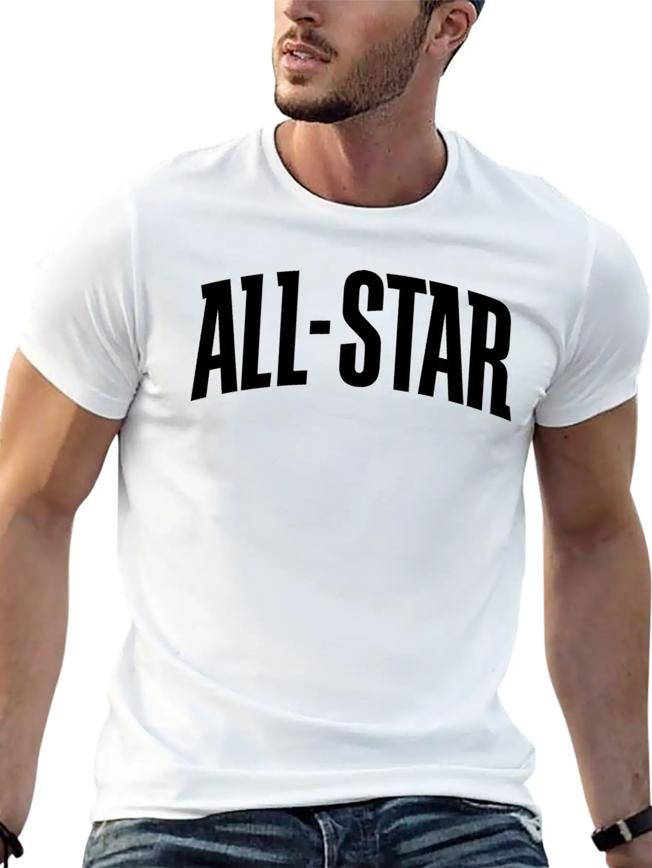 ALL-STAR Basic Graphic T-Shirt – Daily Comfort In Soft Cotton