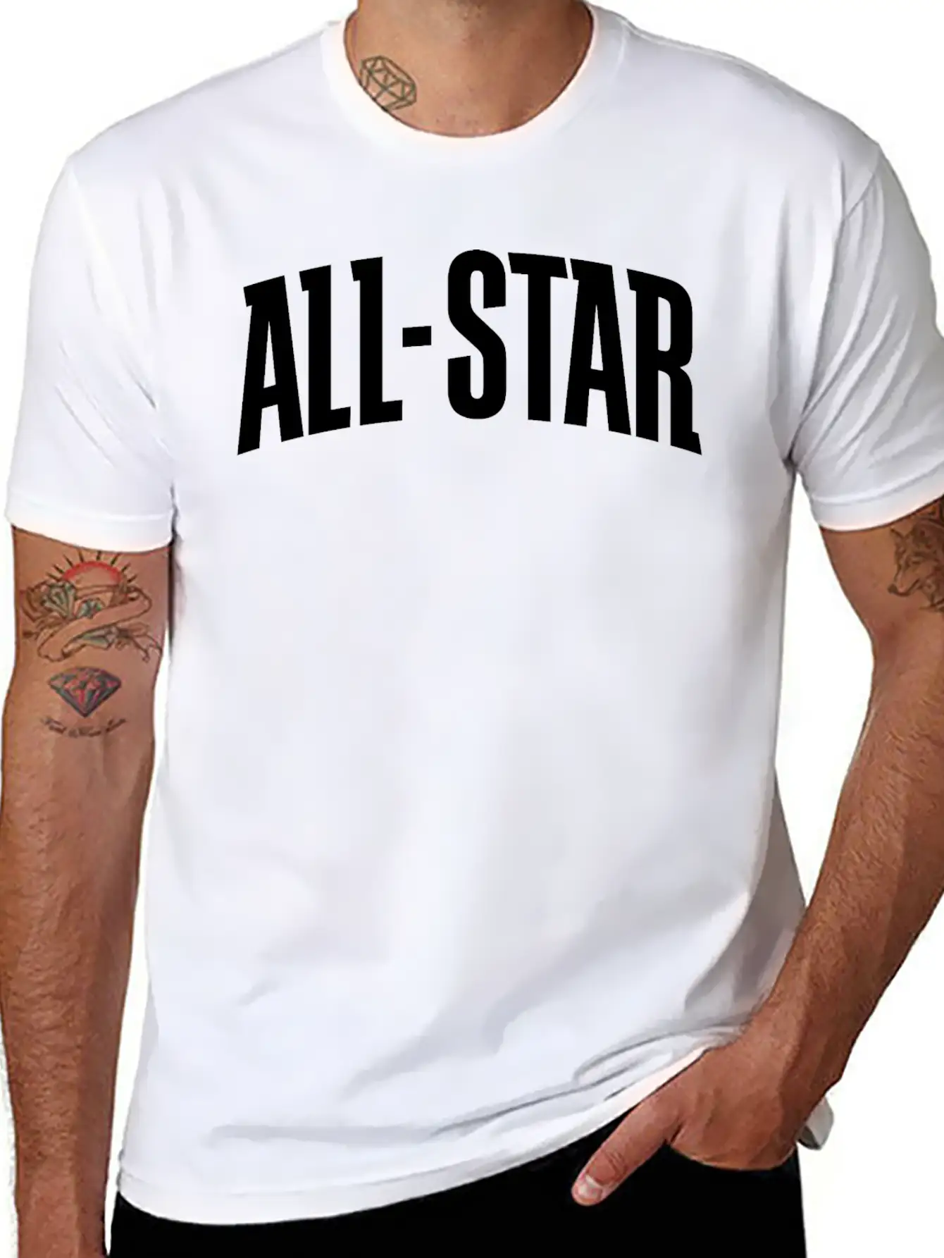 ALL-STAR Basic Graphic T-Shirt – Daily Comfort In Soft Cotton