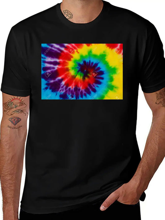 All Tie Dye Modern Fit Casual T-Shirt – Clean And Versatile Design