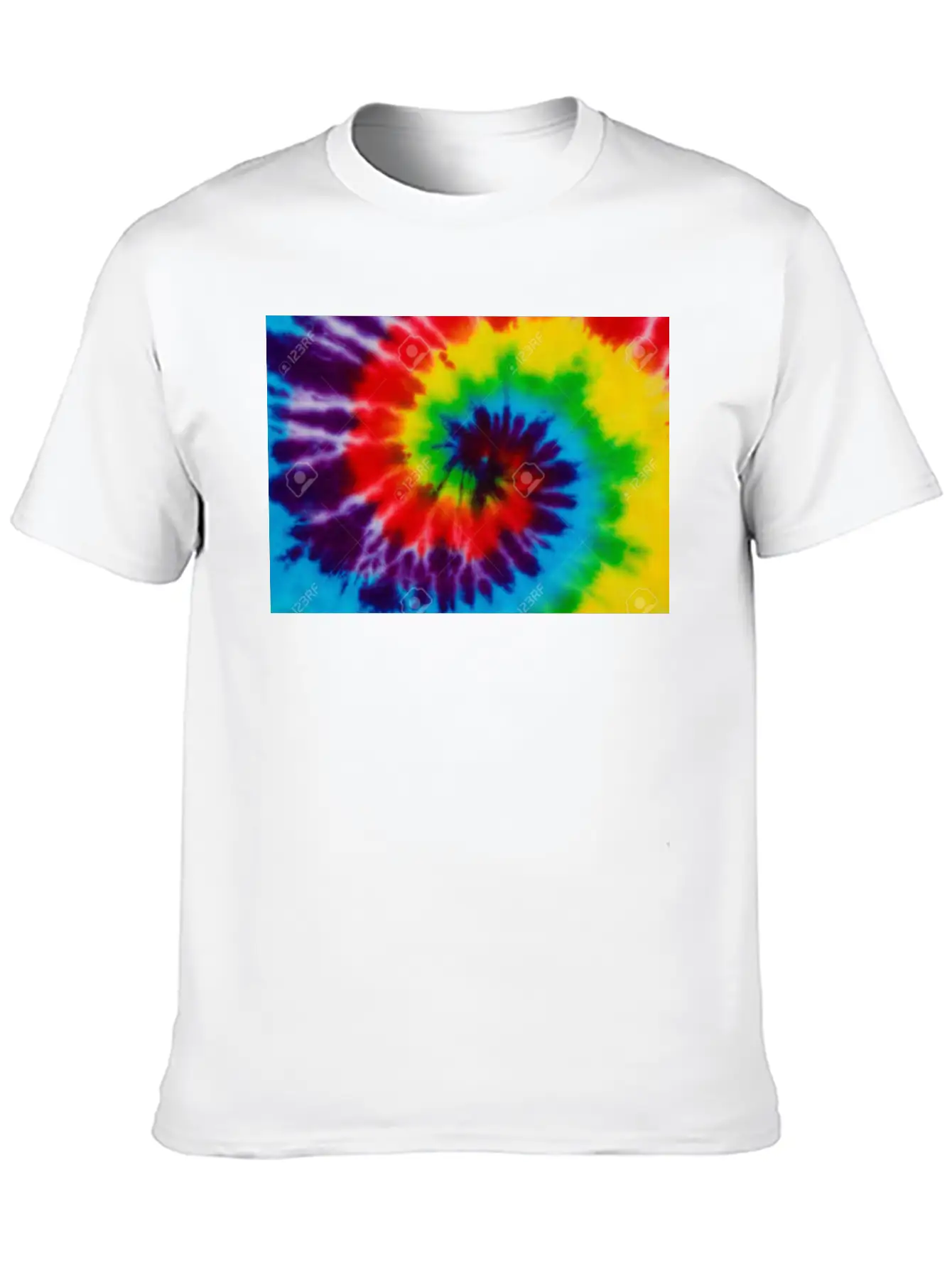All Tie Dye Modern Fit Casual T-Shirt – Clean And Versatile Design