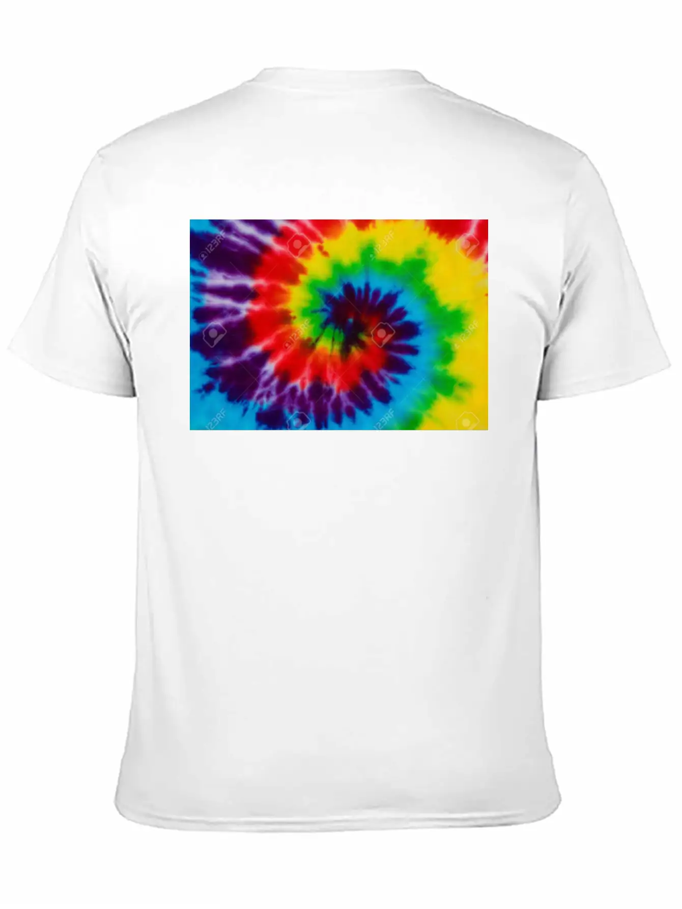 All Tie Dye Modern Fit Casual T-Shirt – Clean And Versatile Design