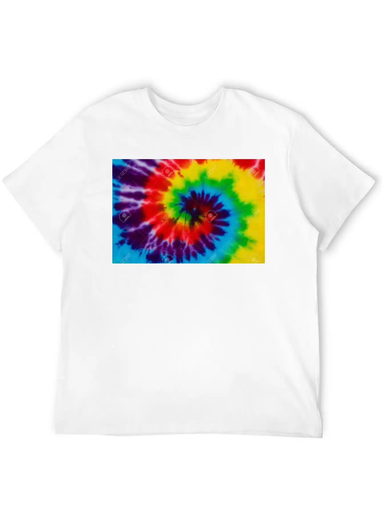 All Tie Dye Modern Fit Casual T-Shirt – Clean And Versatile Design