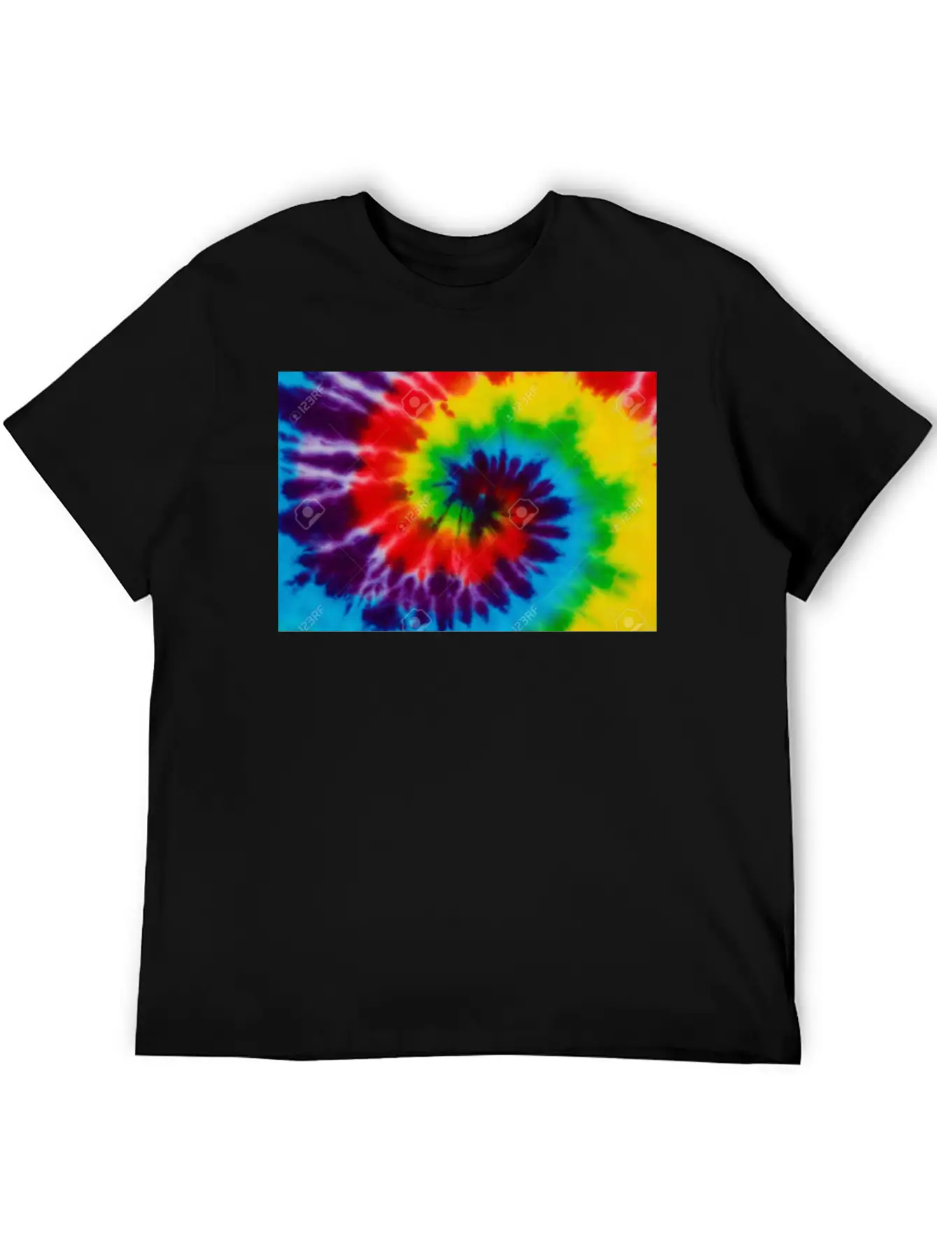 All Tie Dye Modern Fit Casual T-Shirt – Clean And Versatile Design