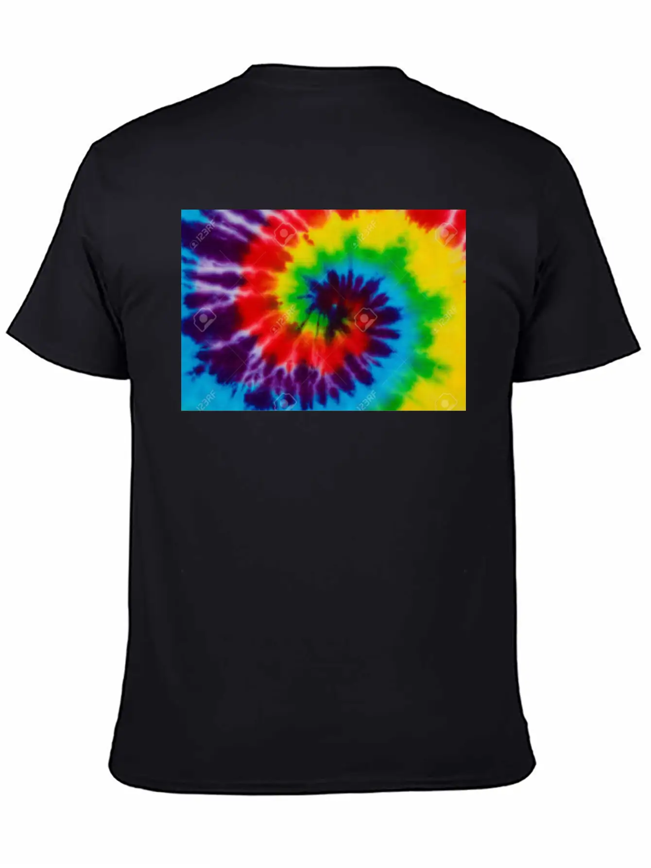 All Tie Dye Modern Fit Casual T-Shirt – Clean And Versatile Design