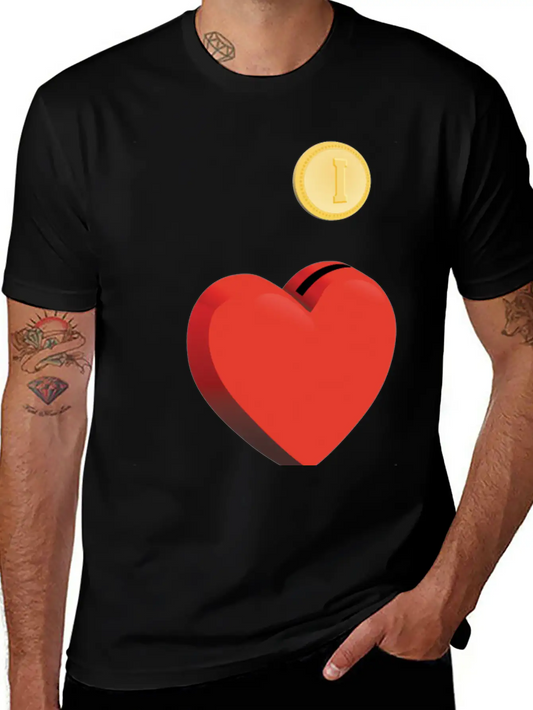 Alphabet ABC I Love You Funny, Money, Heart. Lightweight Cotton T-Shirt – Daily Comfort Graphic Shirt